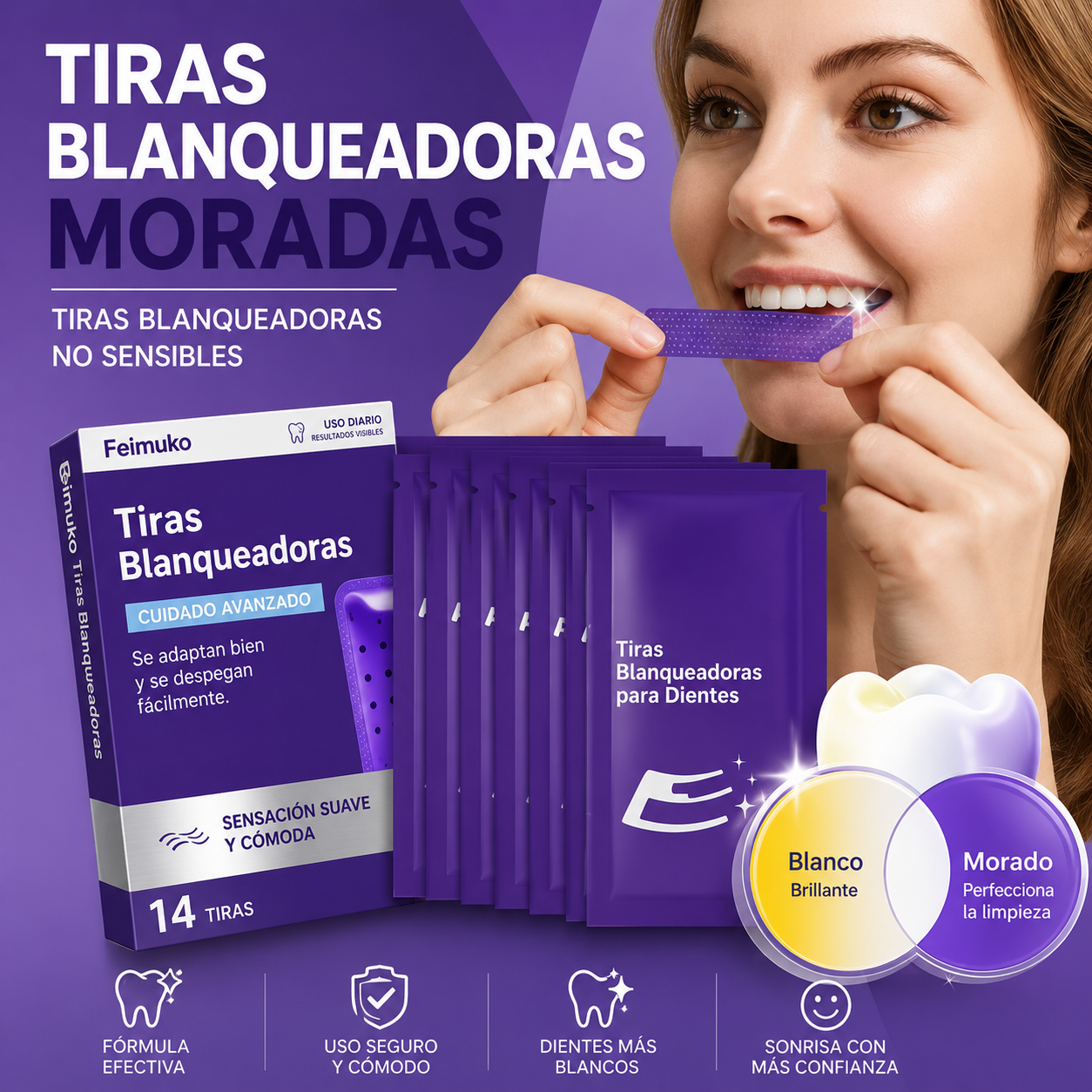 Tiras blanqueadoras de Dientes