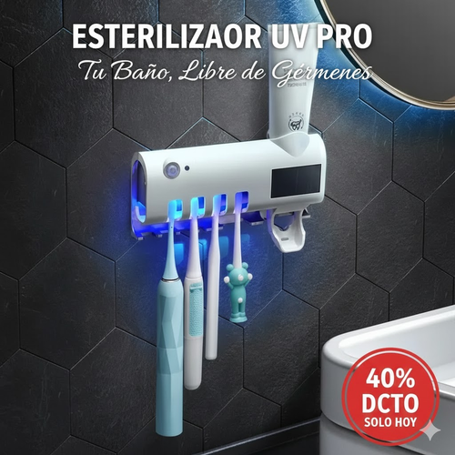 Portacepillos Con Esterilizador